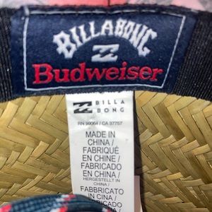 Budweiser x Billabong straw hat